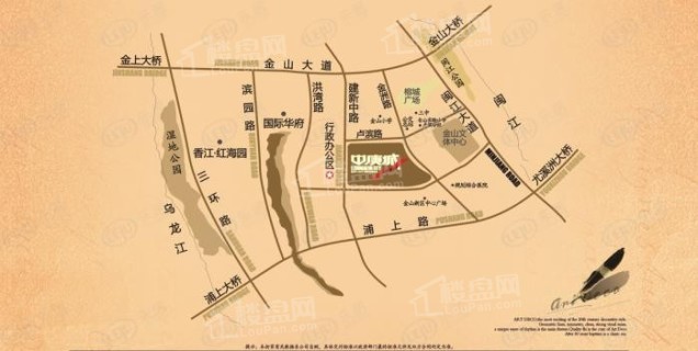 中庚城位置图