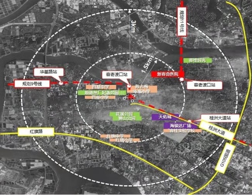 金地招商臻玥府位置图