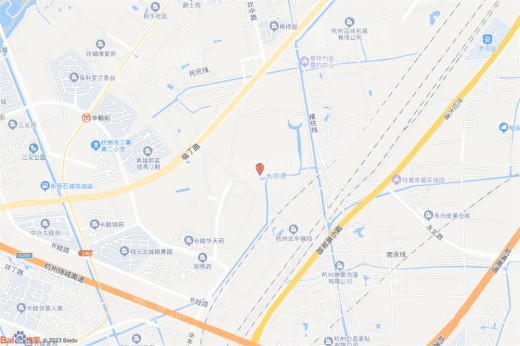 杭州地铁越秀星桥TOD位置图