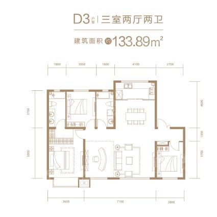 中城·禧樾府D3户型