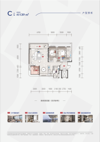 新投美学生活中心C户型139㎡