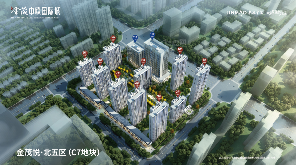 青岛中欧国际城高清图