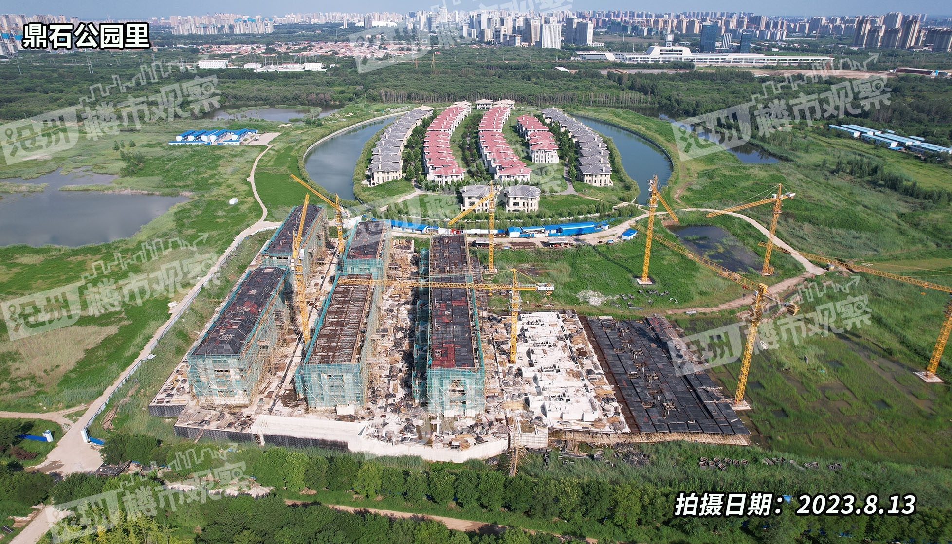 沧州鼎石公园里8月份最新施工进度图