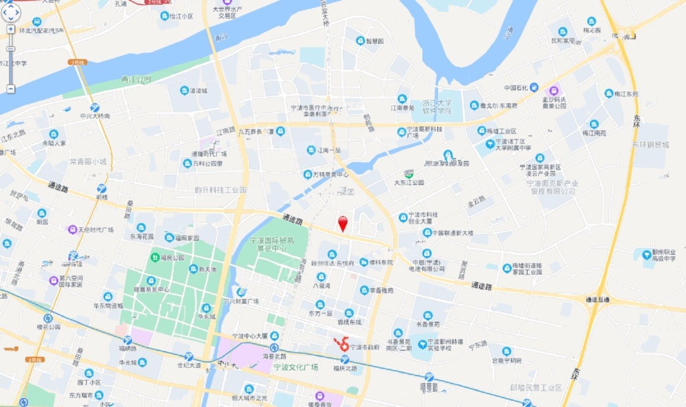 宁波·大家中心位置图