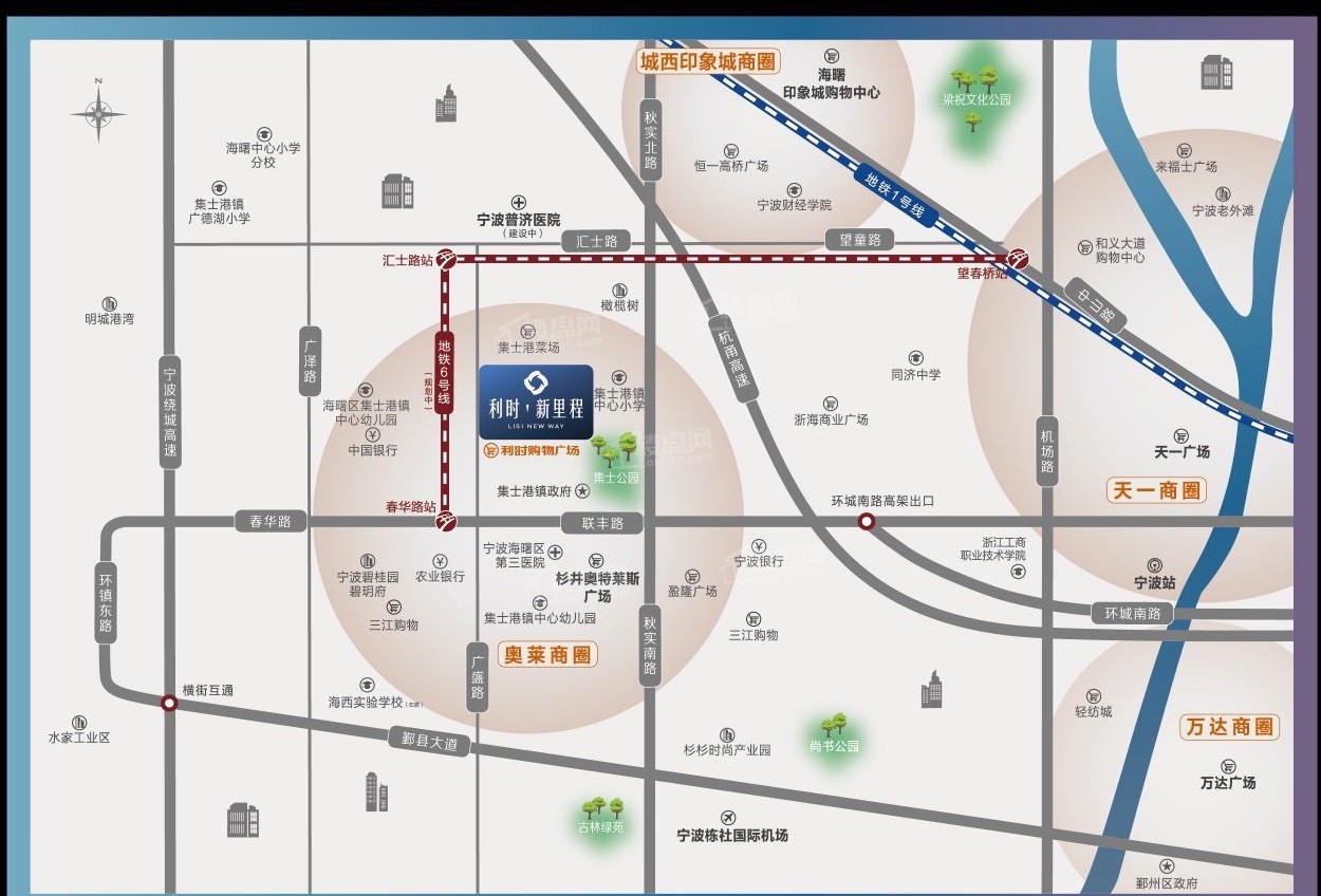 华侨城商业广场·江徕位置图