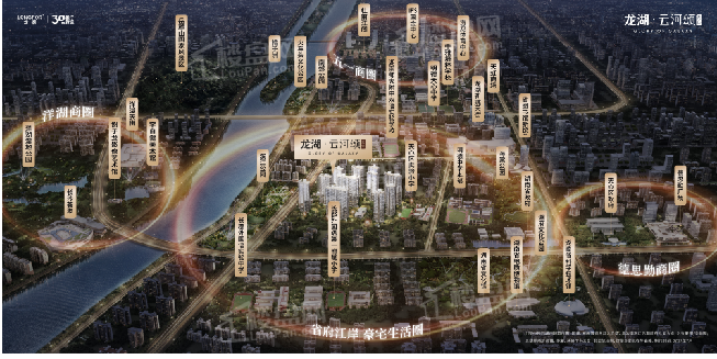 龙湖·云河颂位置图