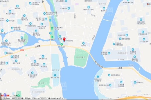 青特金茂中欧国际城滨江悦位置图