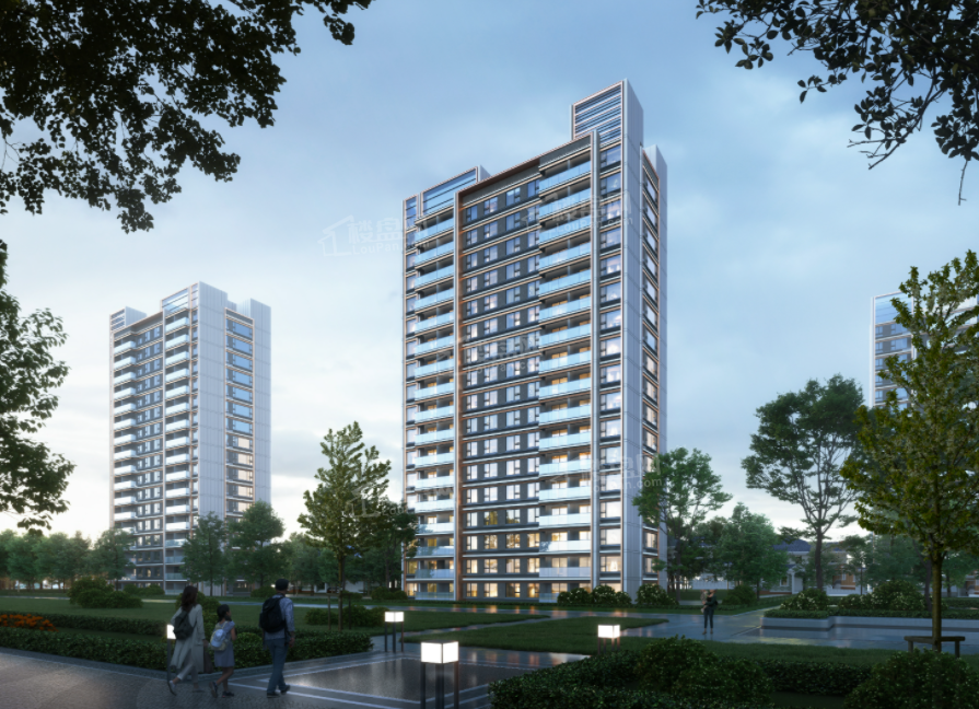 中国铁建万科朗拾花语效果图