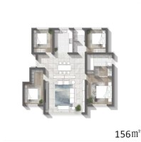 康和山庄156㎡户型