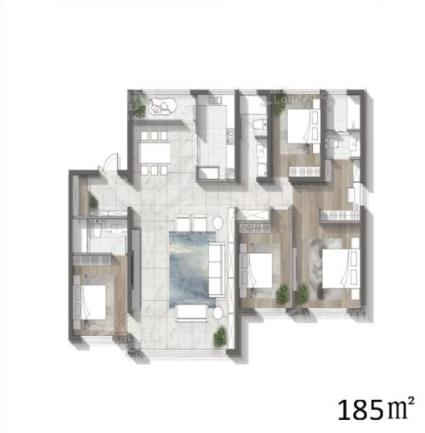 康和山庄185㎡户型