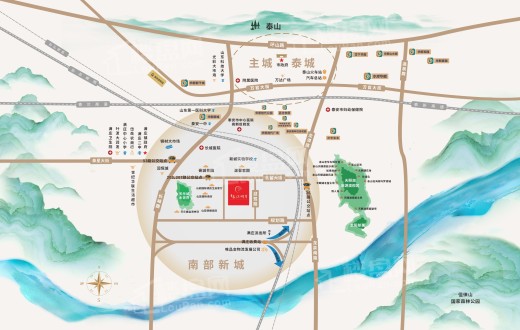 华新春江明月健康小镇位置图