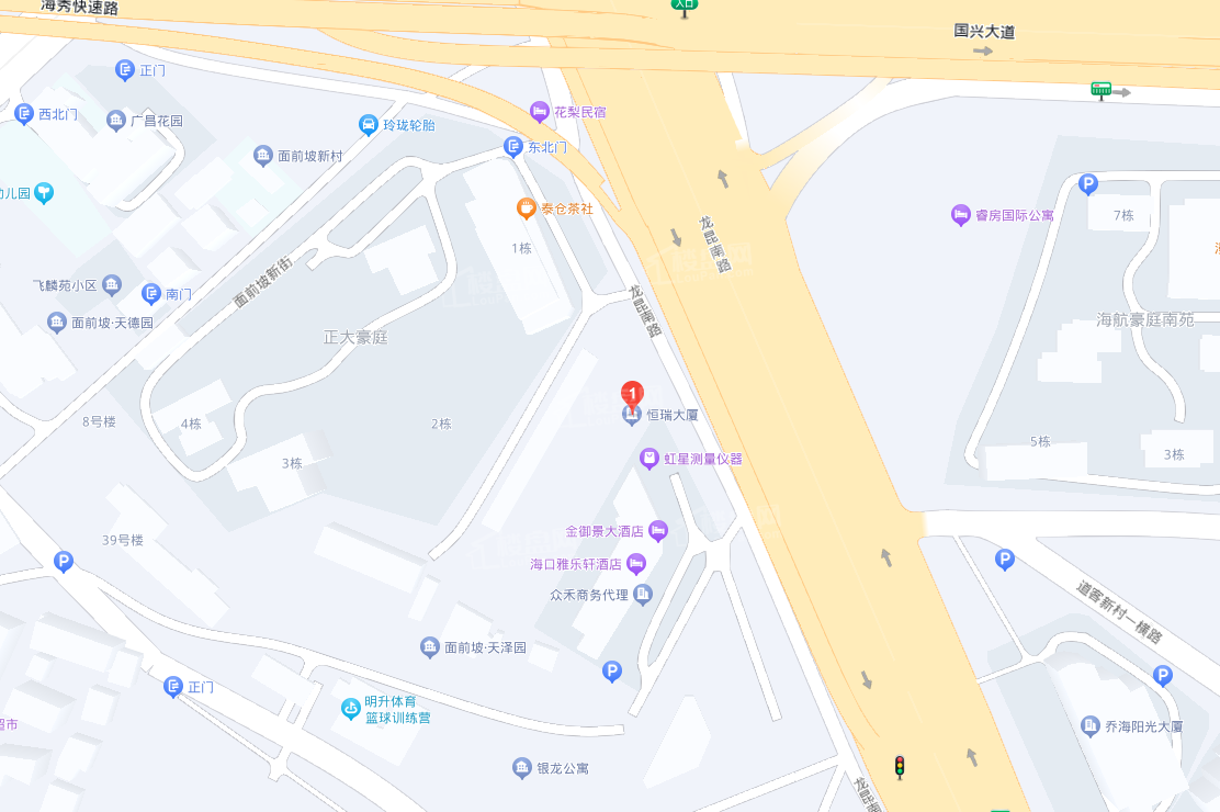 海口恒瑞大厦效果图