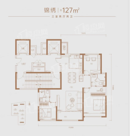 127㎡户型