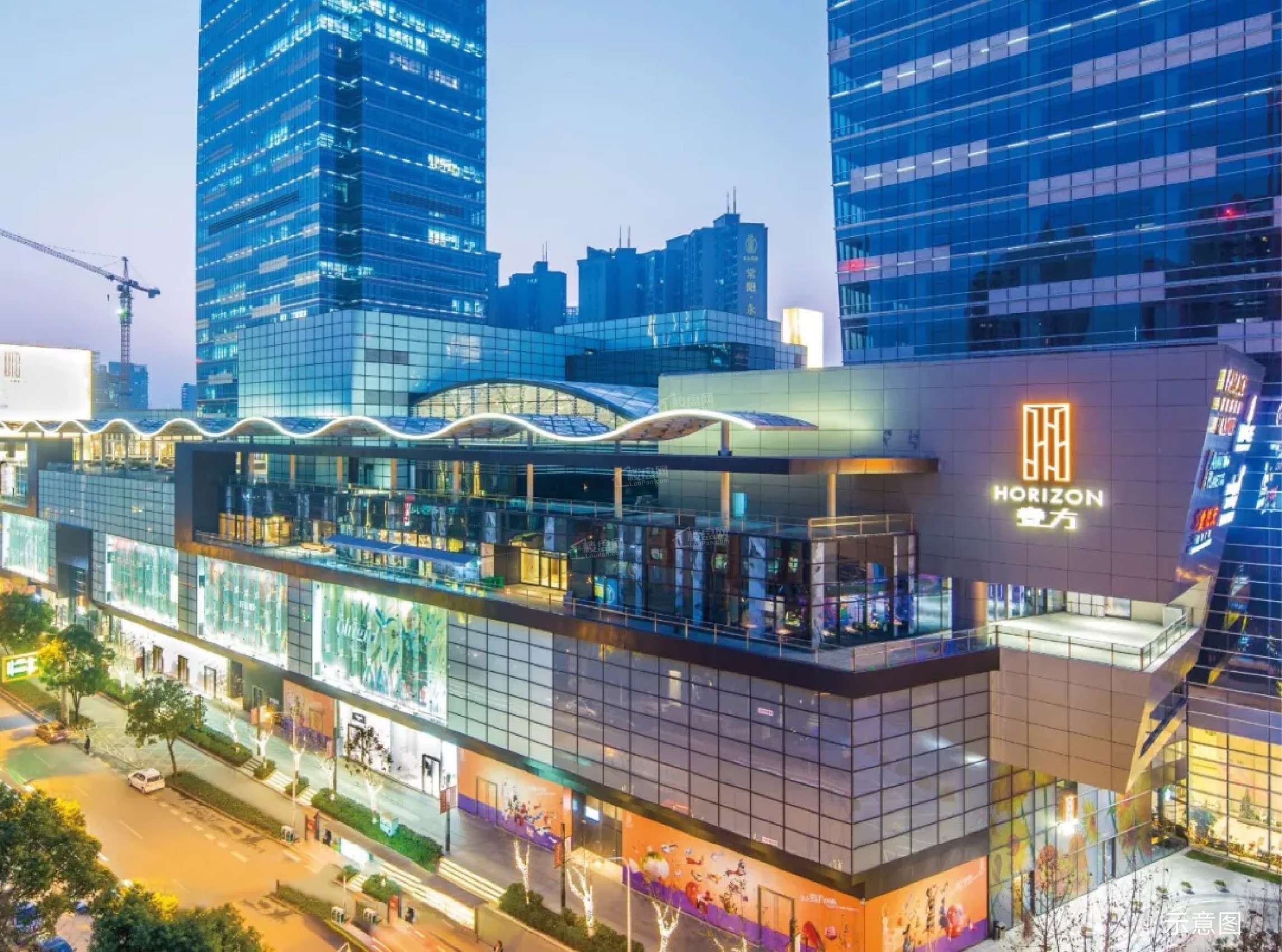 武汉城建·万科云泊江岸效果图
