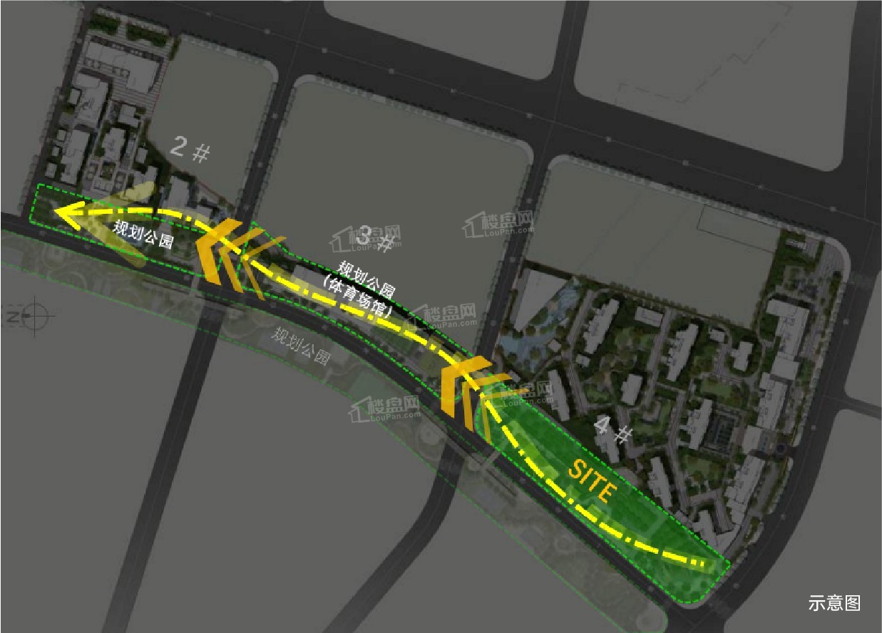 武汉城建·万科云泊江岸效果图
