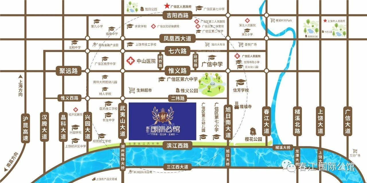 春江国际公馆位置图