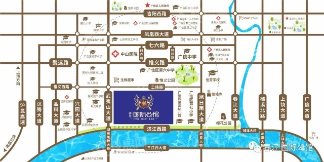 春江国际公馆位置图