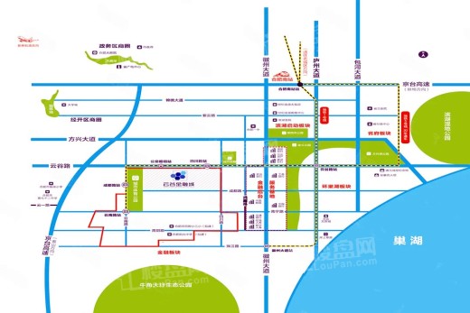 合肥云谷商业位置图