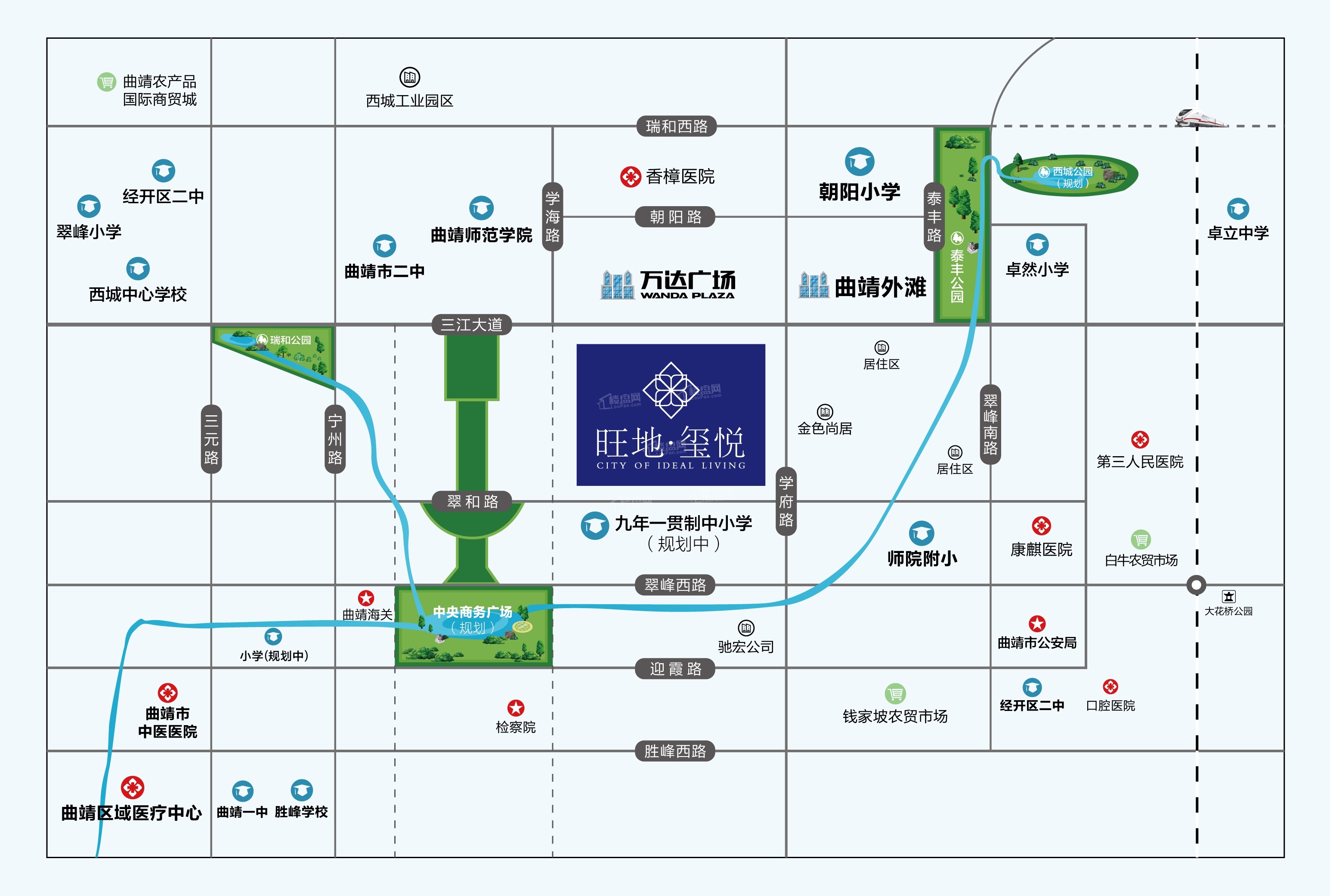旺地玺悦位置图
