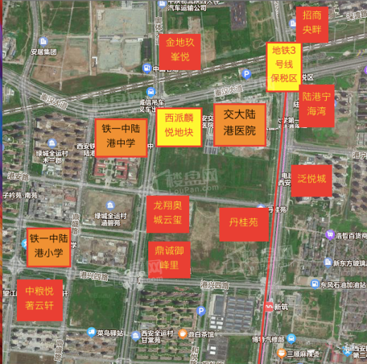 中国铁建西派麟悦位置图