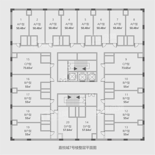 嘉悦城公寓效果图