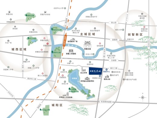 龙湖龙誉城位置图