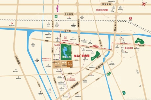 宝龙广场珑寓位置图