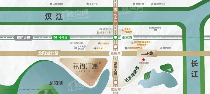 中国铁建·花语汀澜位置图