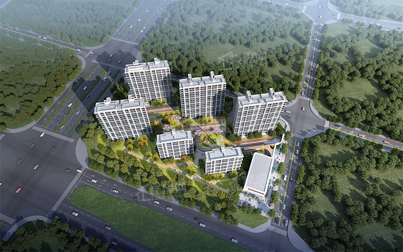 赤峰鹏宇·领秀未来PARK 的房子位置在哪里？绿化率高吗？