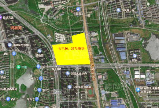 长丰县CF202326号地块位置图