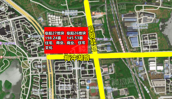 长丰县CF202327号地块位置图