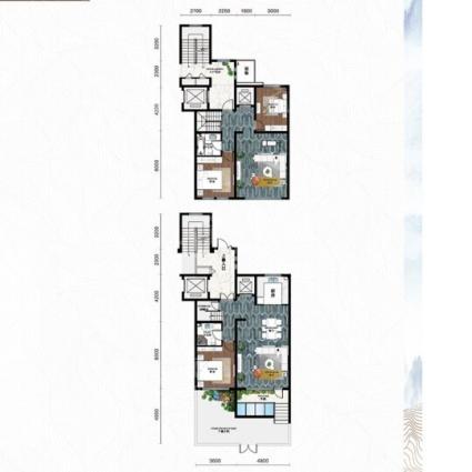 住建水泊东岸203㎡户型