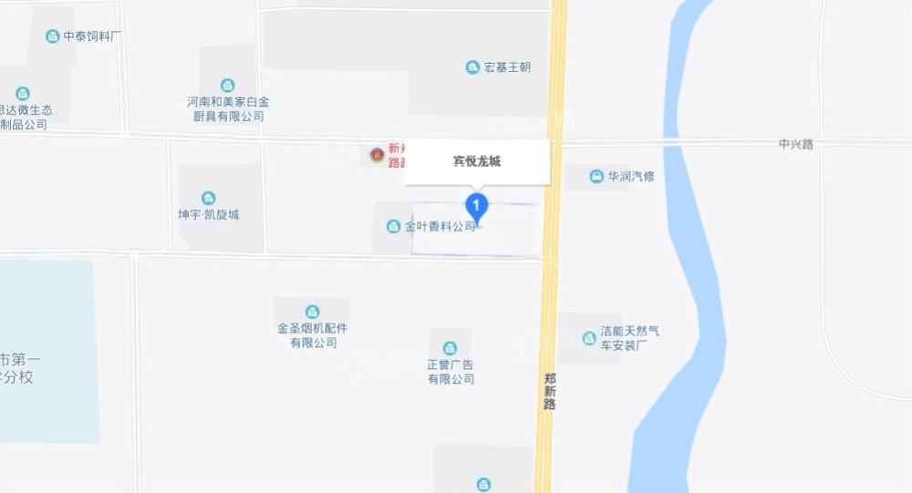 宾悦龙城位置图