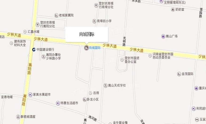 尚城国际位置图