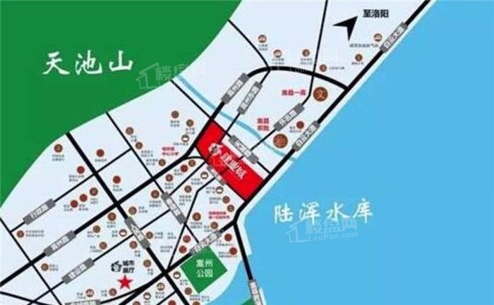 嵩县建业城位置图