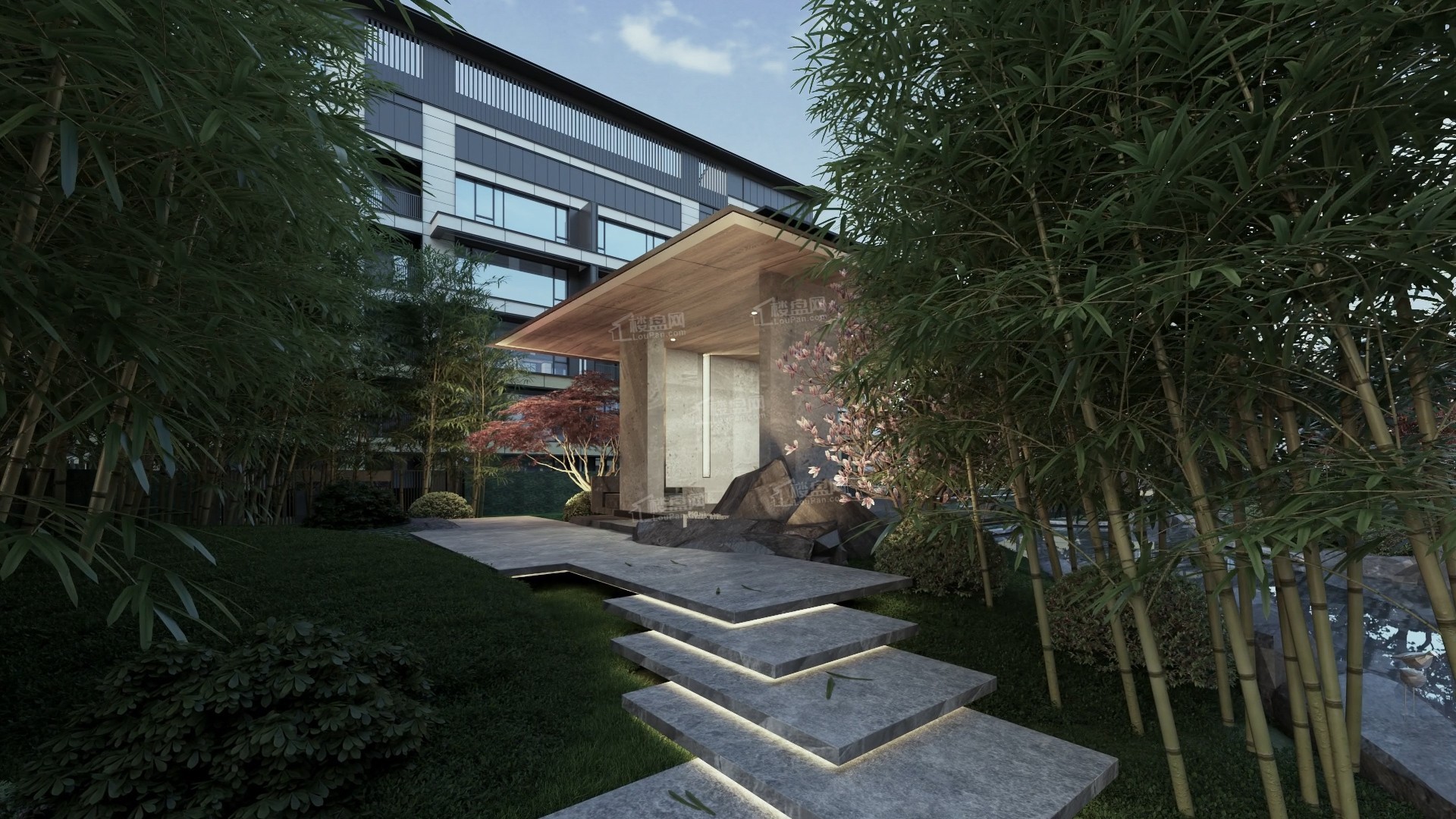 中建宸庐云起国际新中式的建筑风格