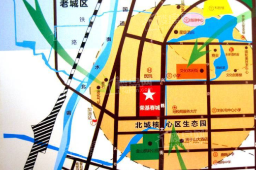 荣基春城位置图