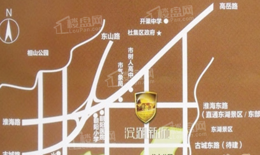 万泰·滨湖新城位置图