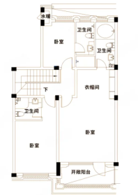  建面约283m²