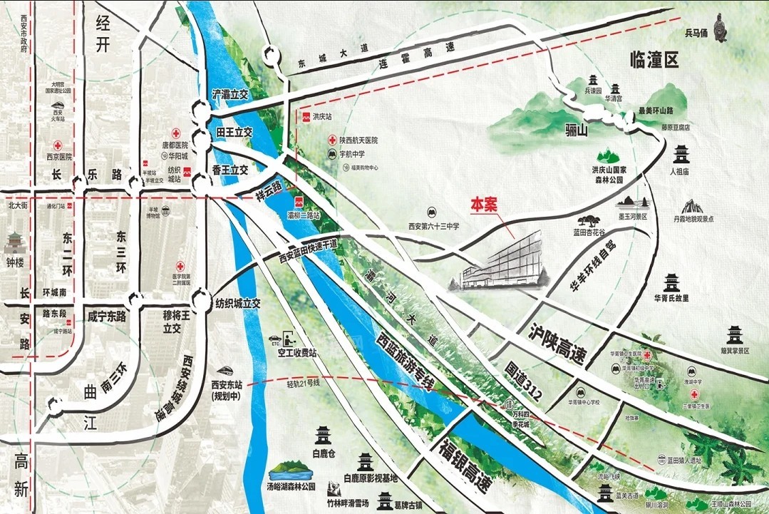 华胥·玖境逸栈位置图