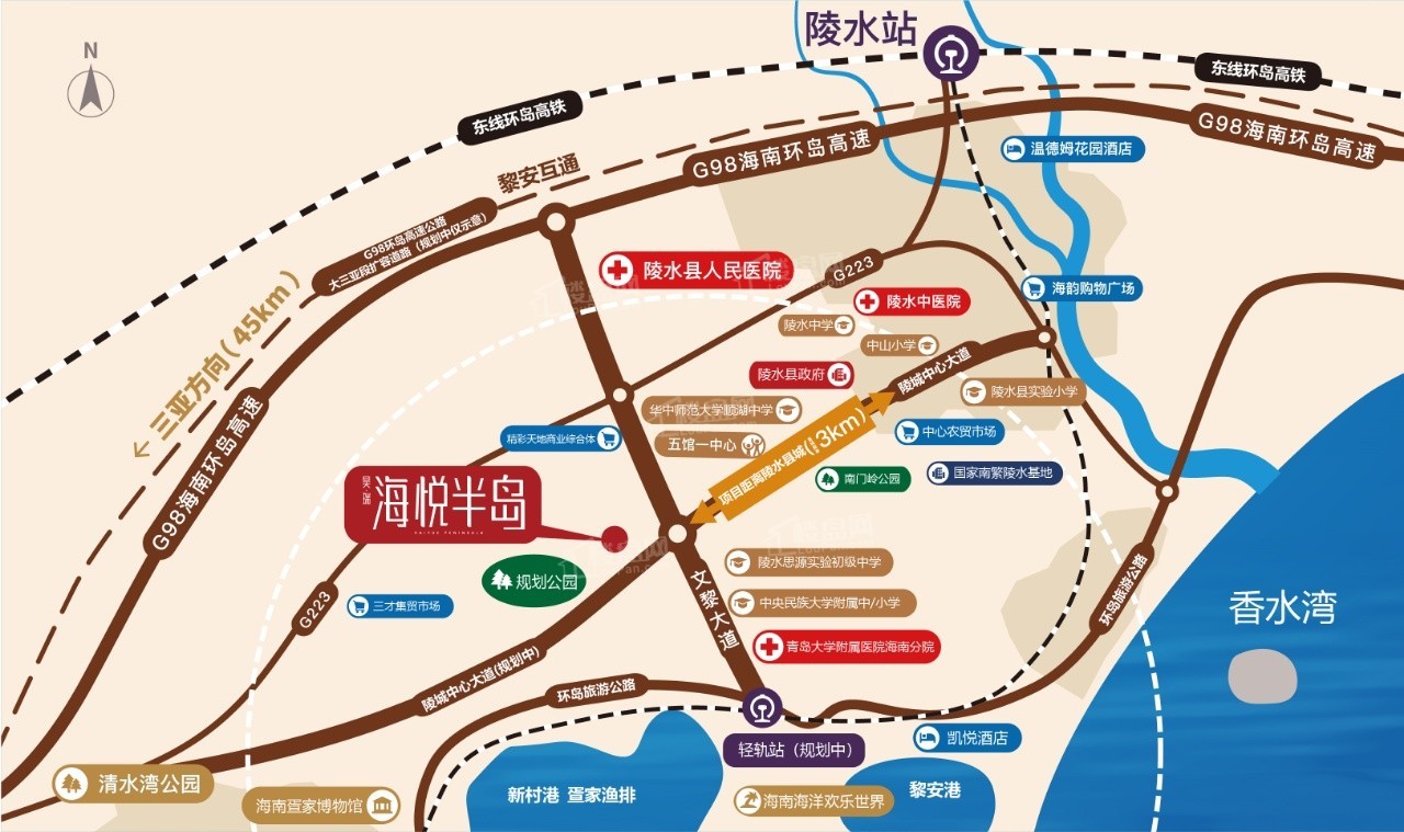 昊瑞海悦半岛位置图