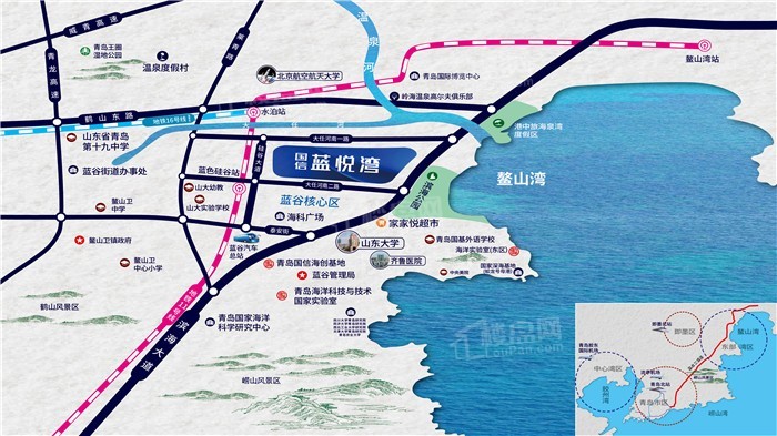 国信蓝悦湾位置图