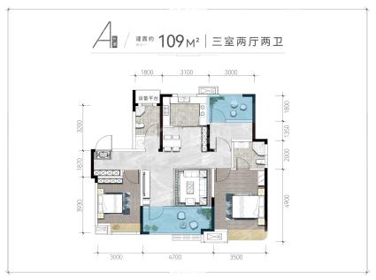 13F洋房约109㎡