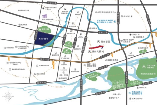麦硕禮城位置图