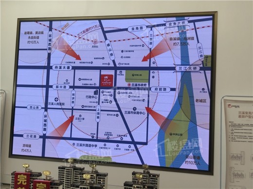 兰溪宝龙广场位置图