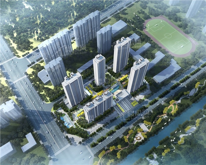 郑州常绿蓝城金水宸苑高清图