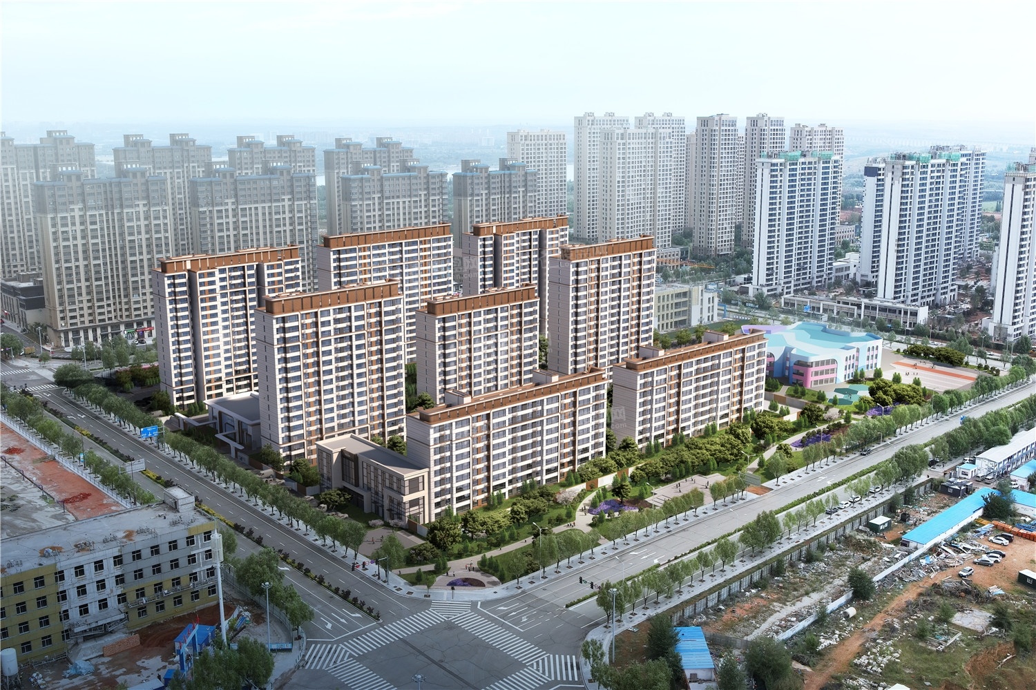 鄂尔多斯康诚启元府高清图