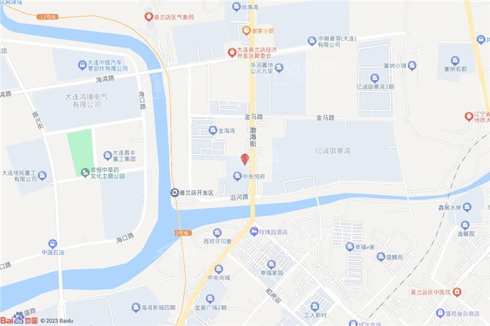 中央和府位置图