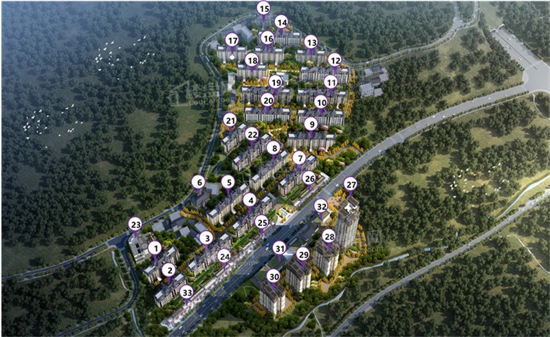 4月精选好房中昂黔州府位置如何?楼间距窄吗?-重庆楼盘网