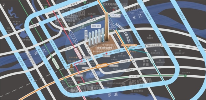 武汉绿地中心位置图